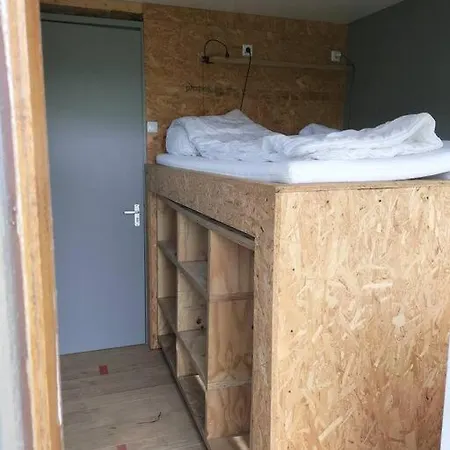 Campingplatz Tiny House, De Trailer Op Landgoed Rorik